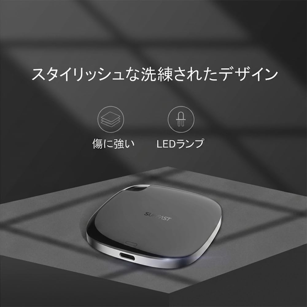 Amazon | SUNEAST ポータブル外付けSSD 512GB 【Android/Windows/MAC